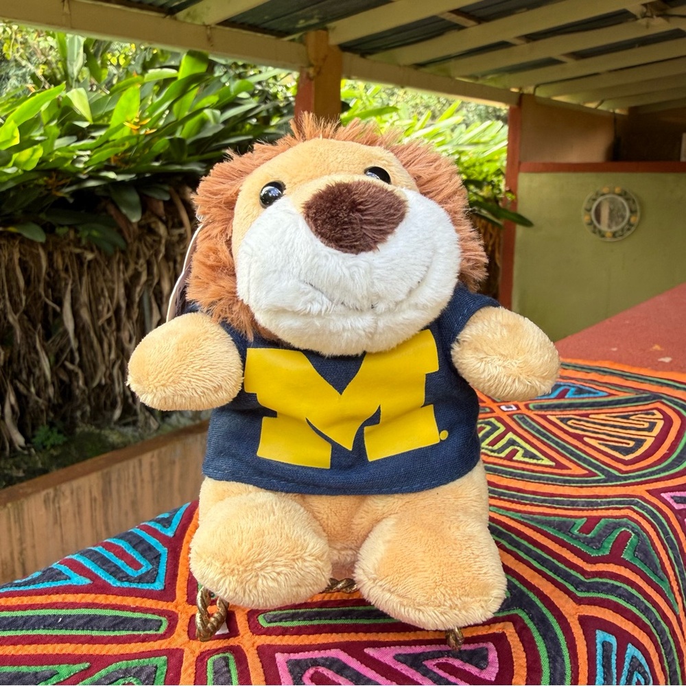 Michigan Wolverines Lion‎ Plush Mascot Factory 5” Stubby NCAA